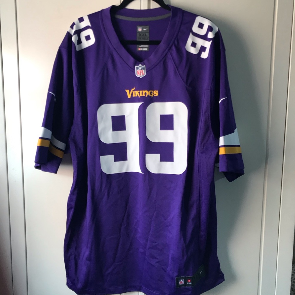 Men's Minnesota Vikings Jerry Tillery Nike Purple Game Jersey